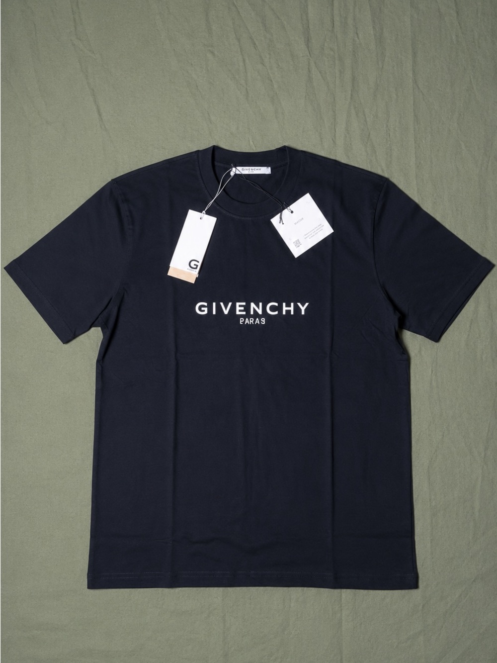 Givenchy
Men's Black Reversible Logo-print Cotton-jersey T-shirt